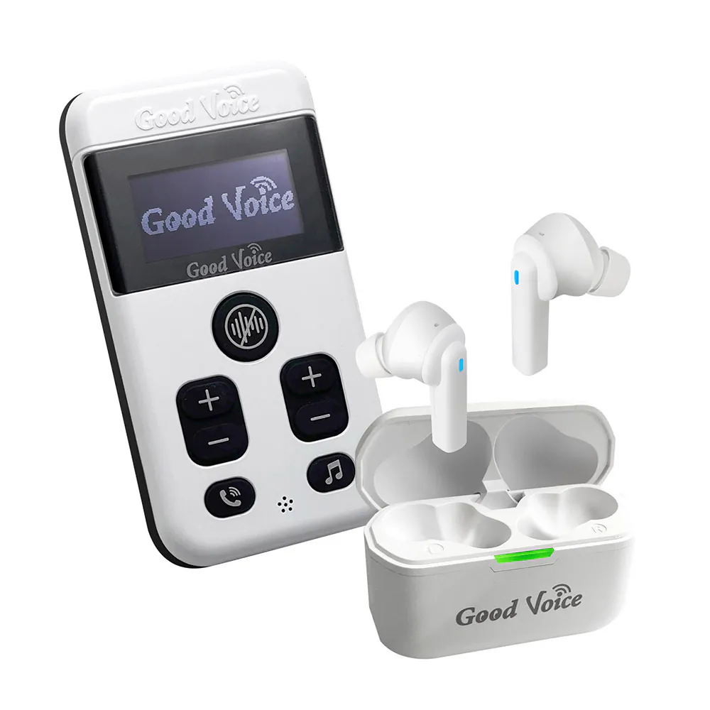 Good Voice歐克好聲音 數位輔聽器 真無線耳機款 白色 GV-SA0360